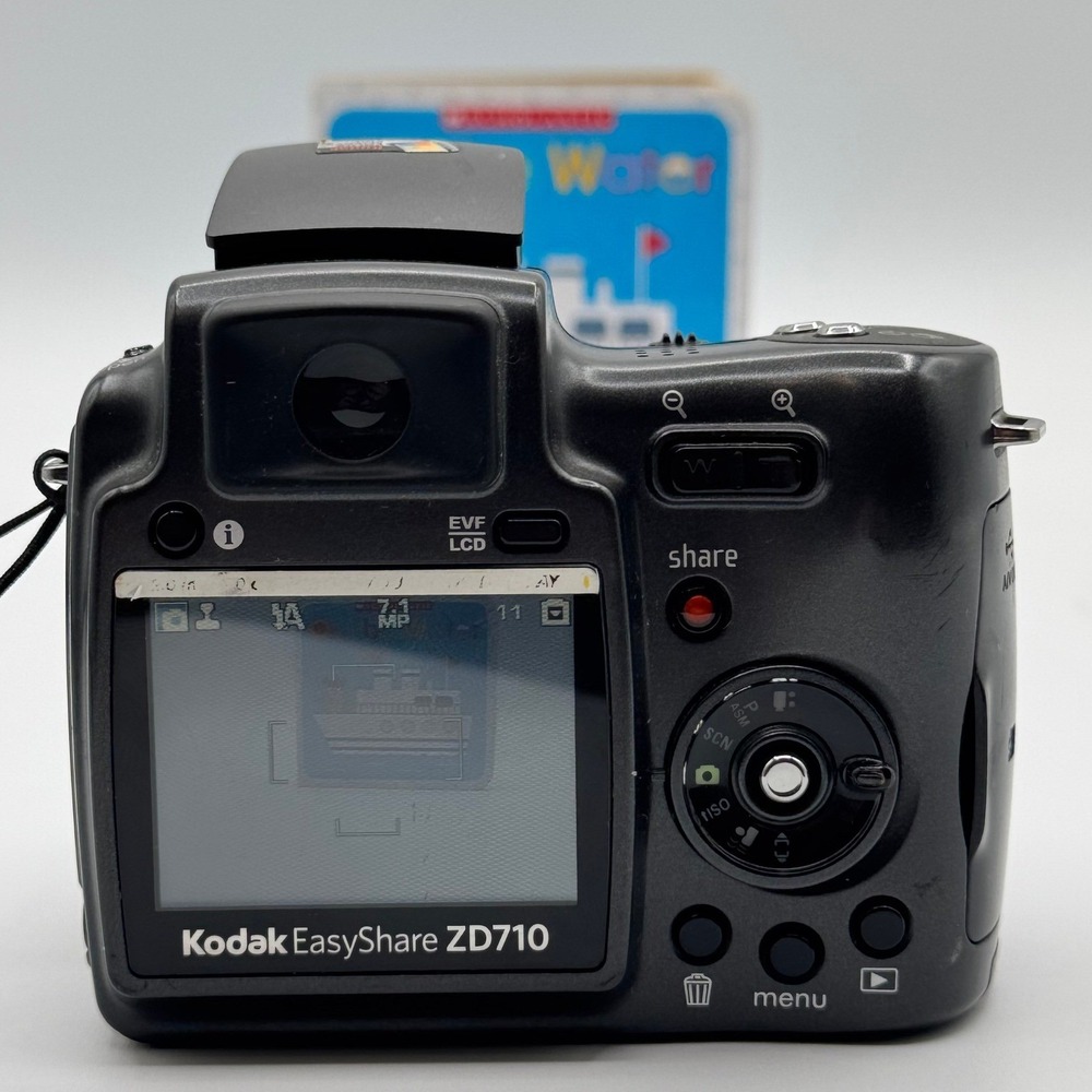 Kodak EasyShare ZD710 Digital Camera 7.1MP 10x Optical Zoom Black Schneider Lens - Picture 8 of 10